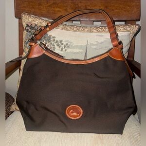 Dooney & Bourke leather & Nylon shoulder bag purse NWOT